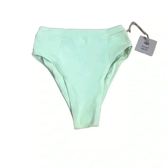 Toast Swim Signature High Waisted Bottom Lily Green Size XS NWT - Picture 1 of 4